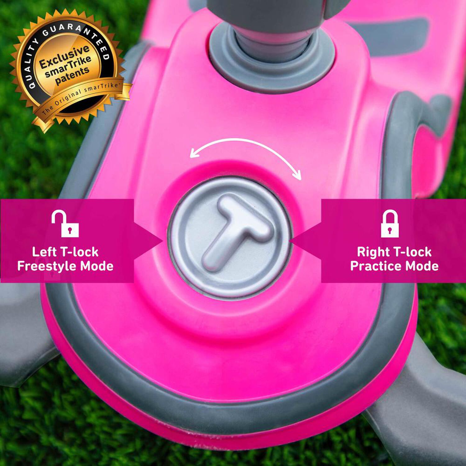 T-scooter T1- Pink Smart Trike image number 3.0