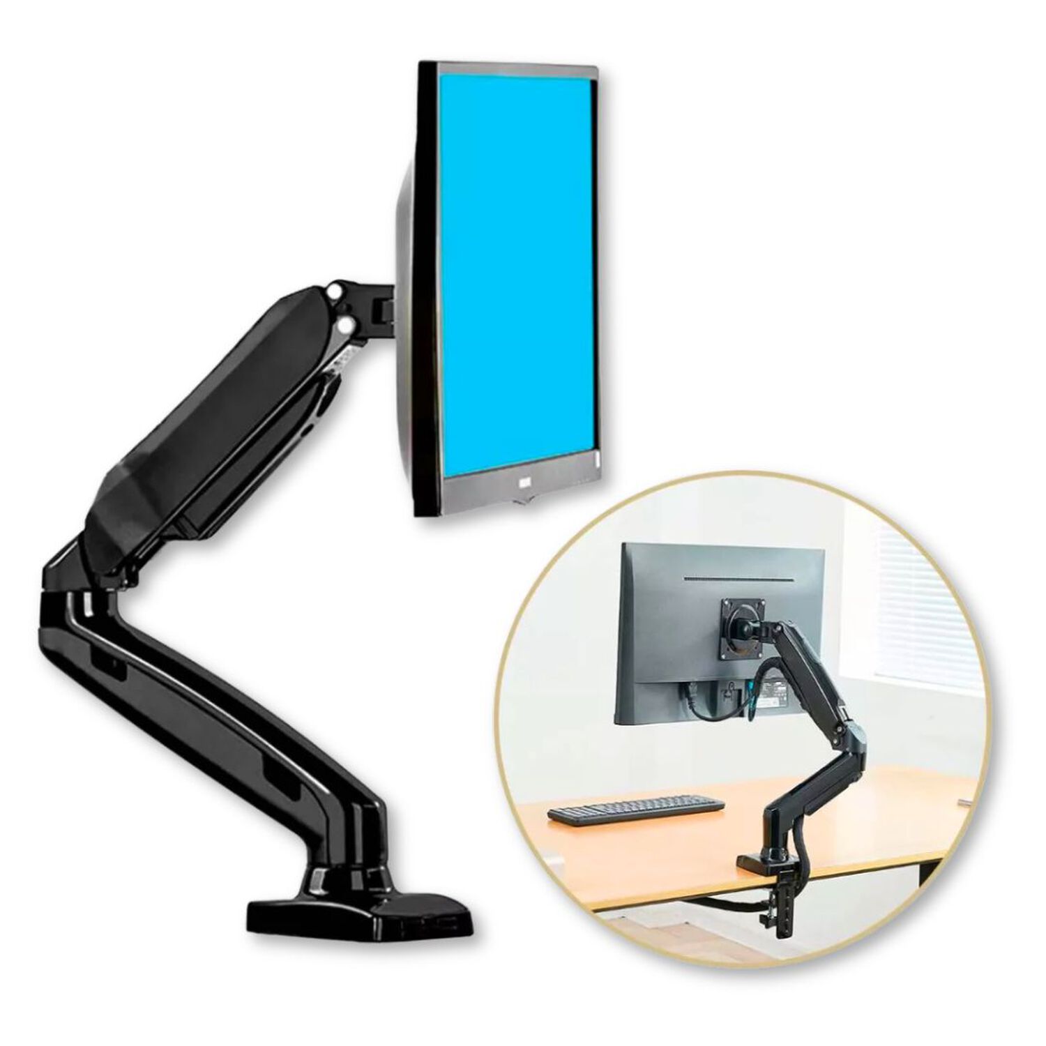 Soporte Brazo Para Tv/monitor Vertical De Escritorio 17" 32" image number 1.0