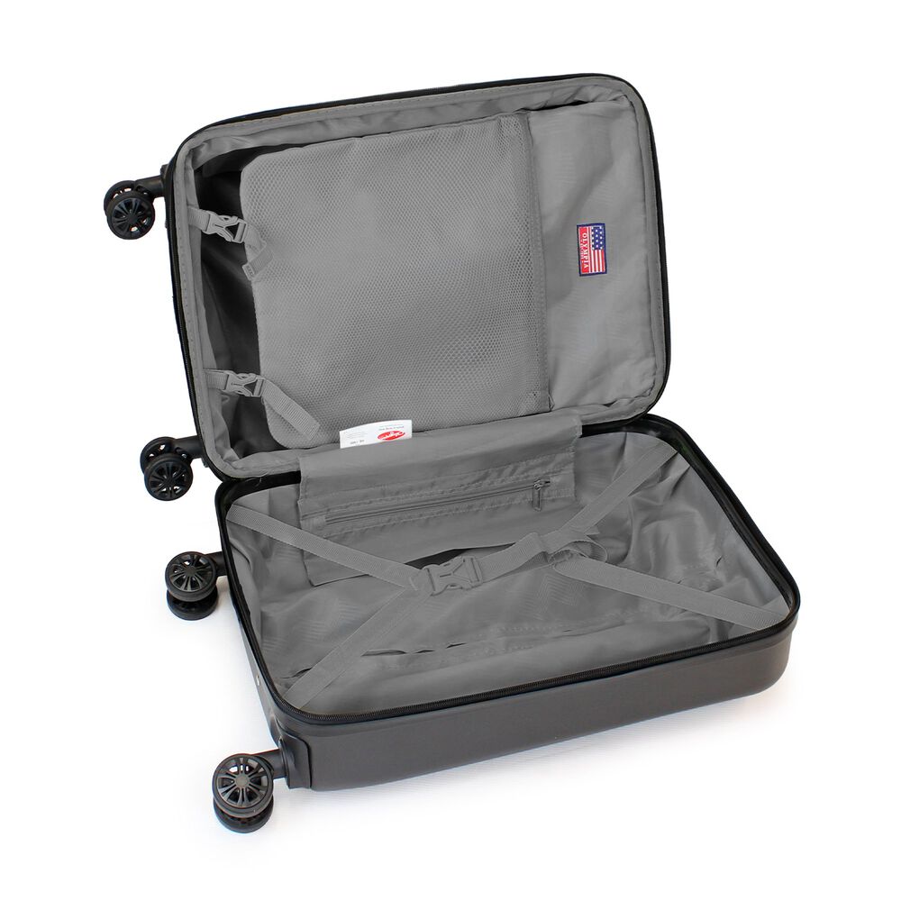 Maleta S De Cabina Olympia 10kg Negra-roja image number 1.0