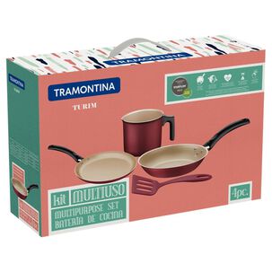 Batería De Cocina Tramontina Turim / 4 Piezas