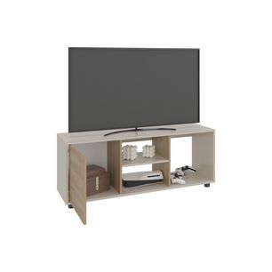 Rack Tv 50" 120,3x34,9x46,7 Cm 1 Puerta Abatible