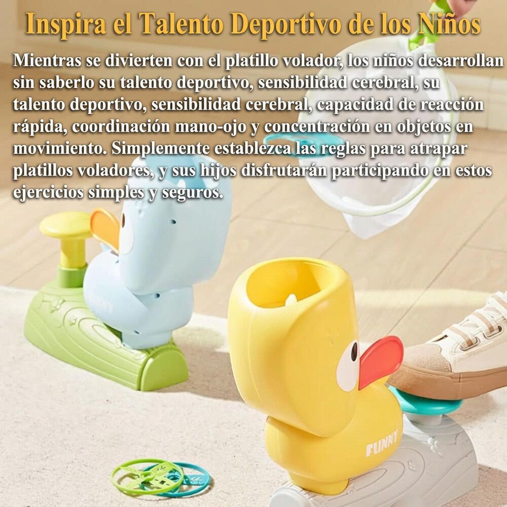 Juego Infantil Pato Lanzador De Aros Para Exterior Ni&ntilde;os image number 4.0