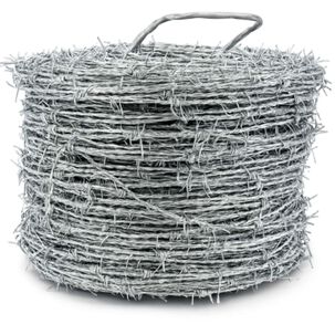 Alambre Puas Galvanizado Rollo 14 X 100mt Alta Resistencia