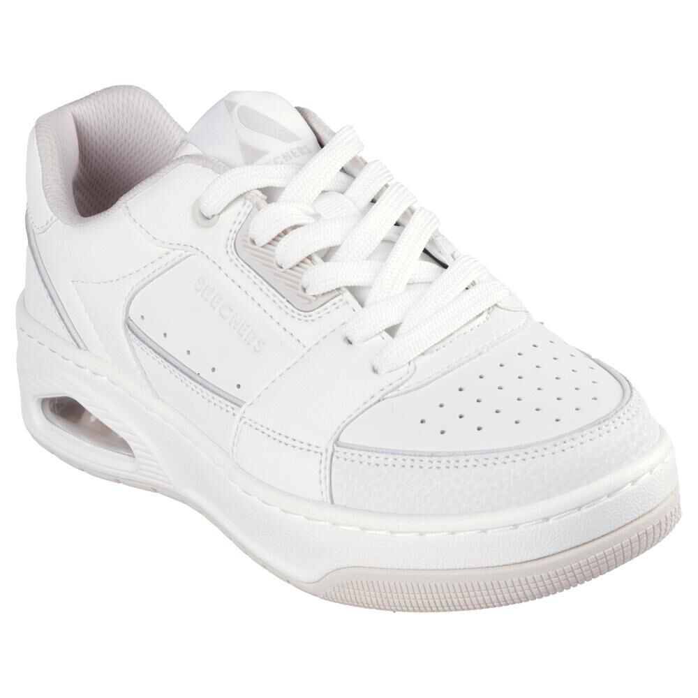Zapatilla Urbana Mujer Skechers Uno Court Blanco image number 0.0