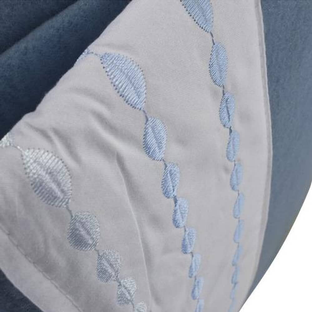 Sabana Andes Polar Bordada Circulo Azul 2 Plaza image number 3.0