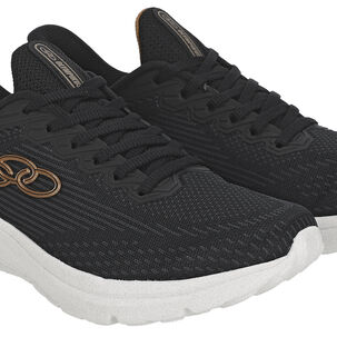 Zapatilla Mujer Delta Negra/gris