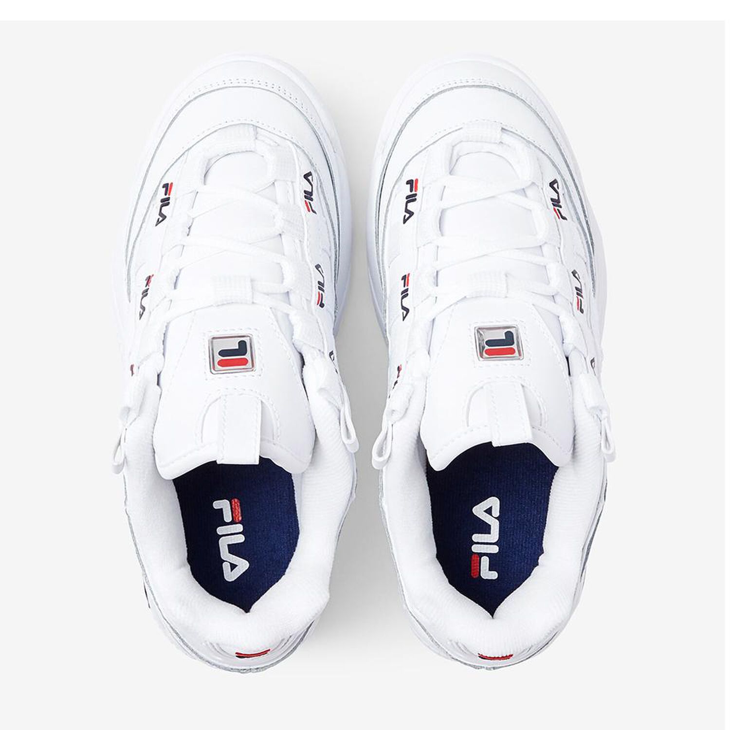 Zapatilla Urbana Mujer Fila D-formation Blanca image number 4.0