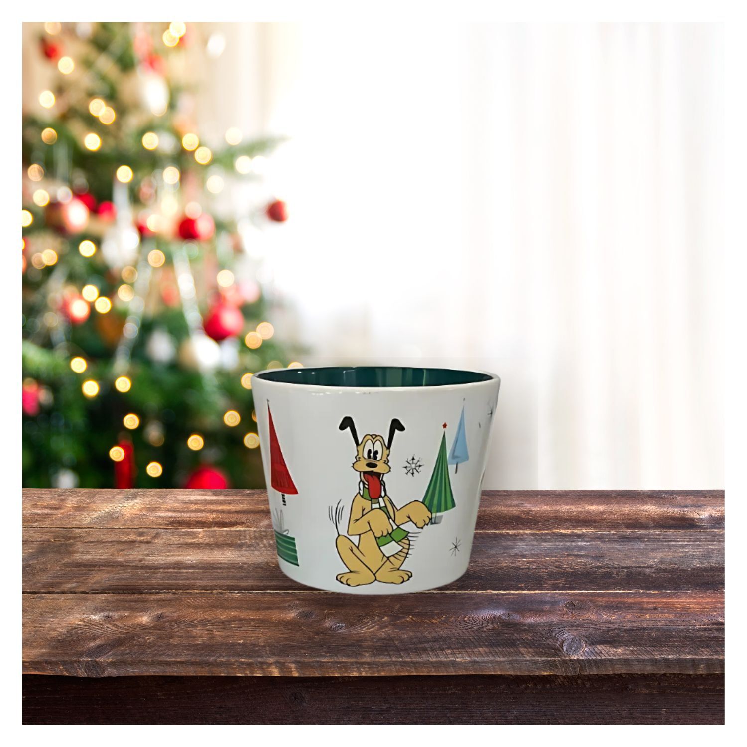 Tazon Dise&ntilde;o Navide&ntilde;o Perro Dibujo Animado De 413ml Ceramica image number 2.0