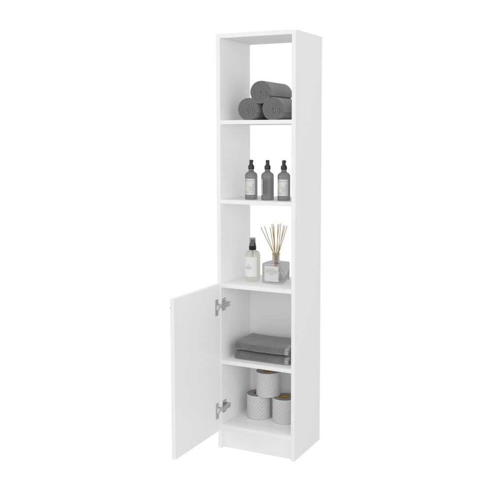 Estante Organizador Baño 1 Puerta Fm-011b - Blanco image number 2.0