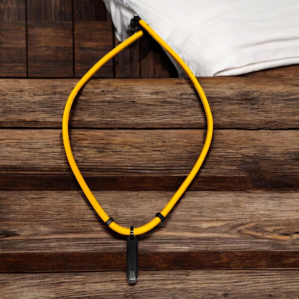 Cadena De Hombre Cat J005n10171 Negro-amarillo image number 1.0