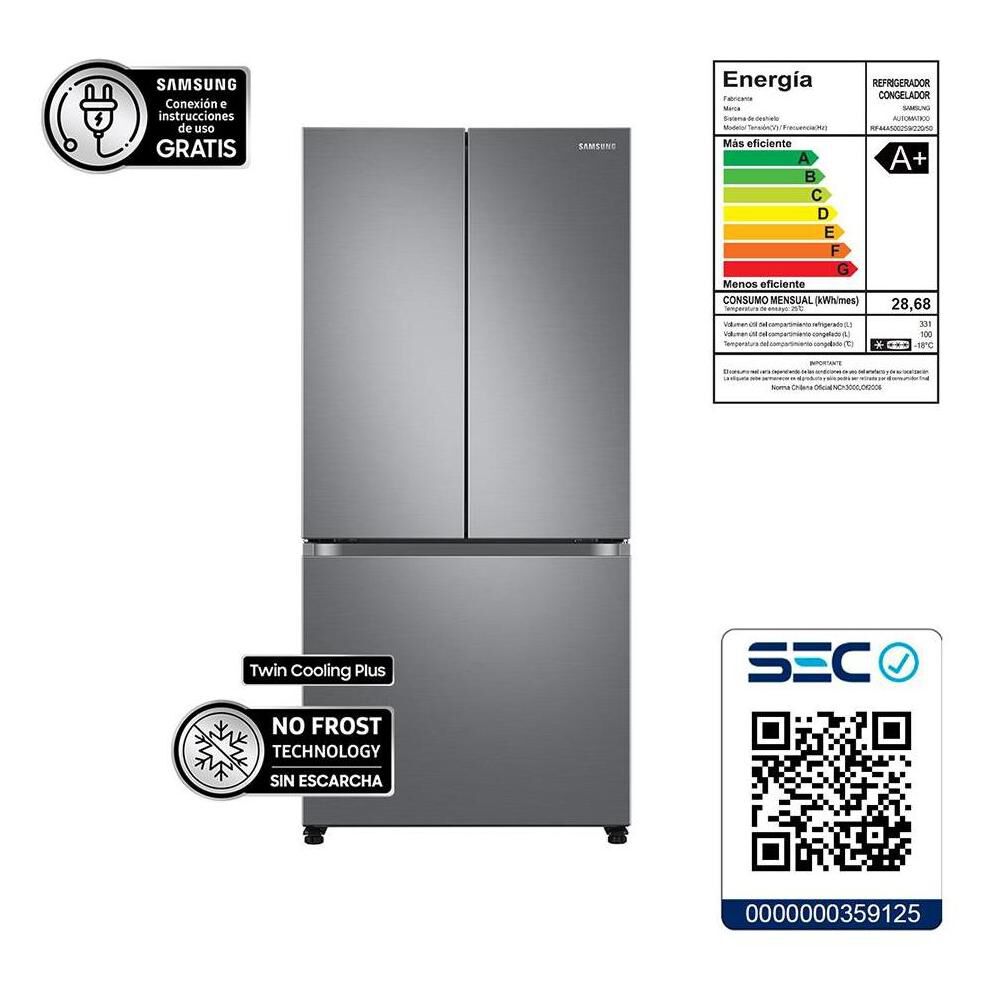 Refrigerador French Door Samsung RF44A5002S9/ZS / No Frost / 431 Litros / A+ image number 10.0