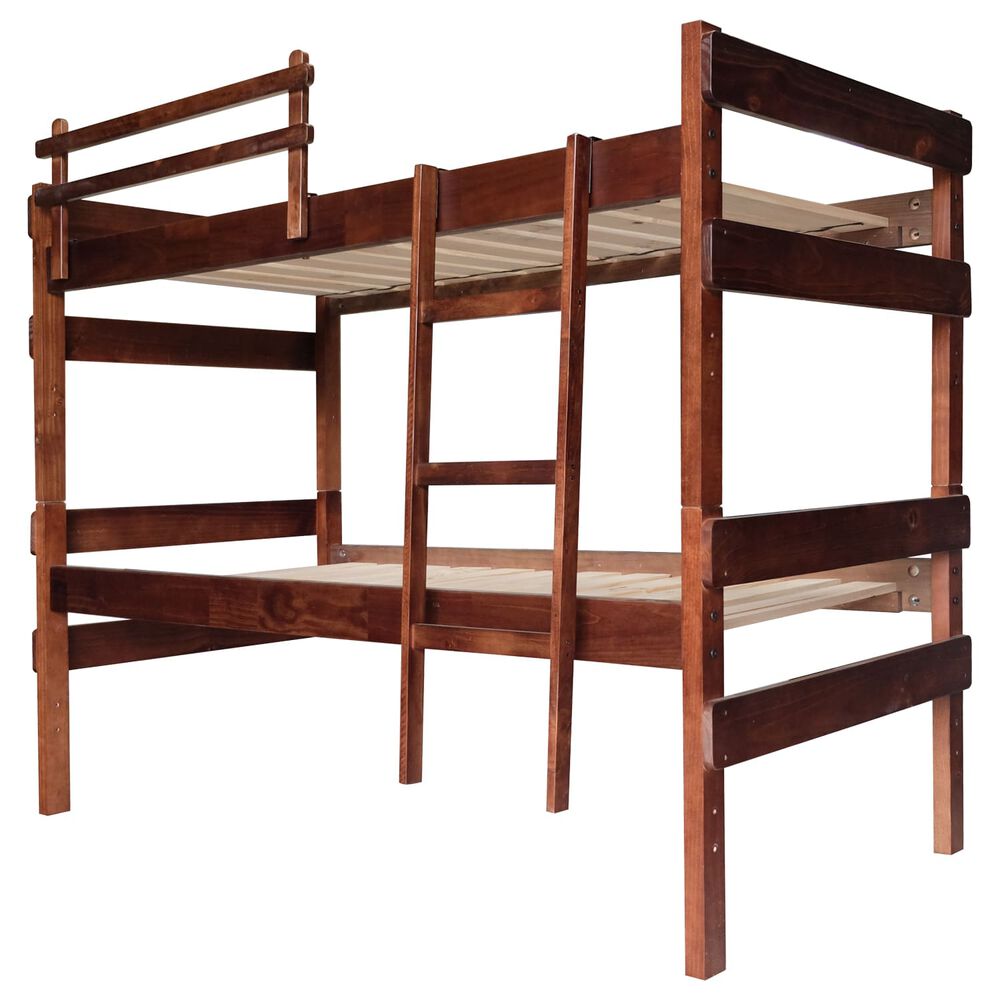 Camarote De Madera Desmontable Newen 1 Plaza + 2 Colchones Dormitorio image number 4.0