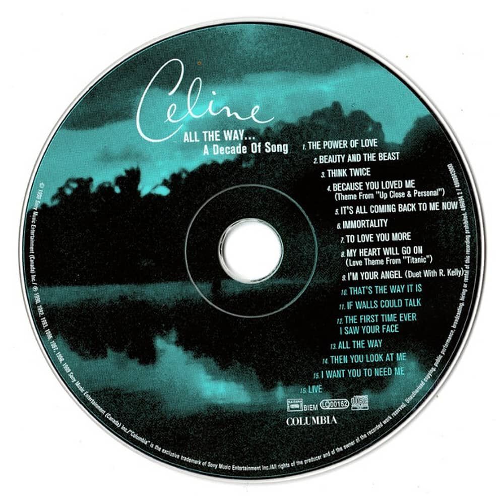 Celine Dion - All The Way...a Decade Of Song | Cd image number 2.0