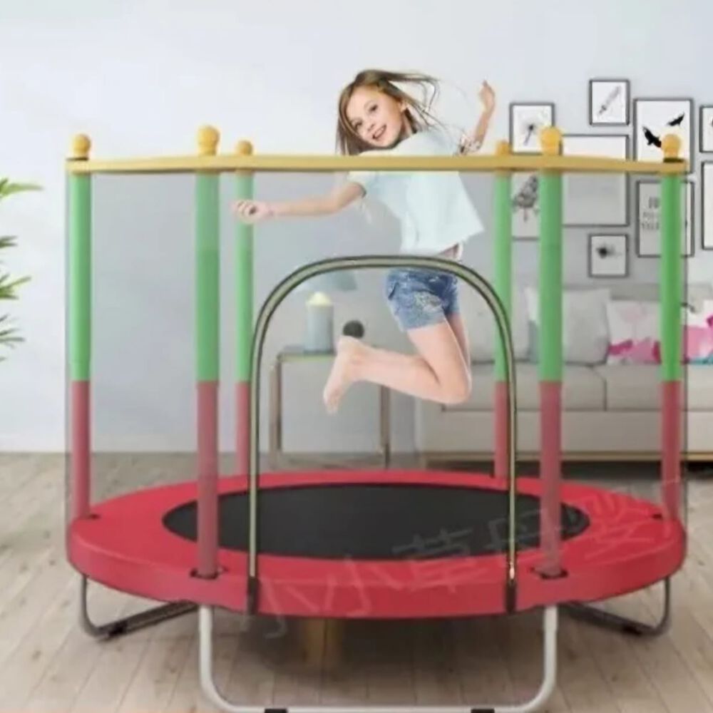 Cama Elastica Trampolin Para Ni&ntilde;os Roja image number 2.0