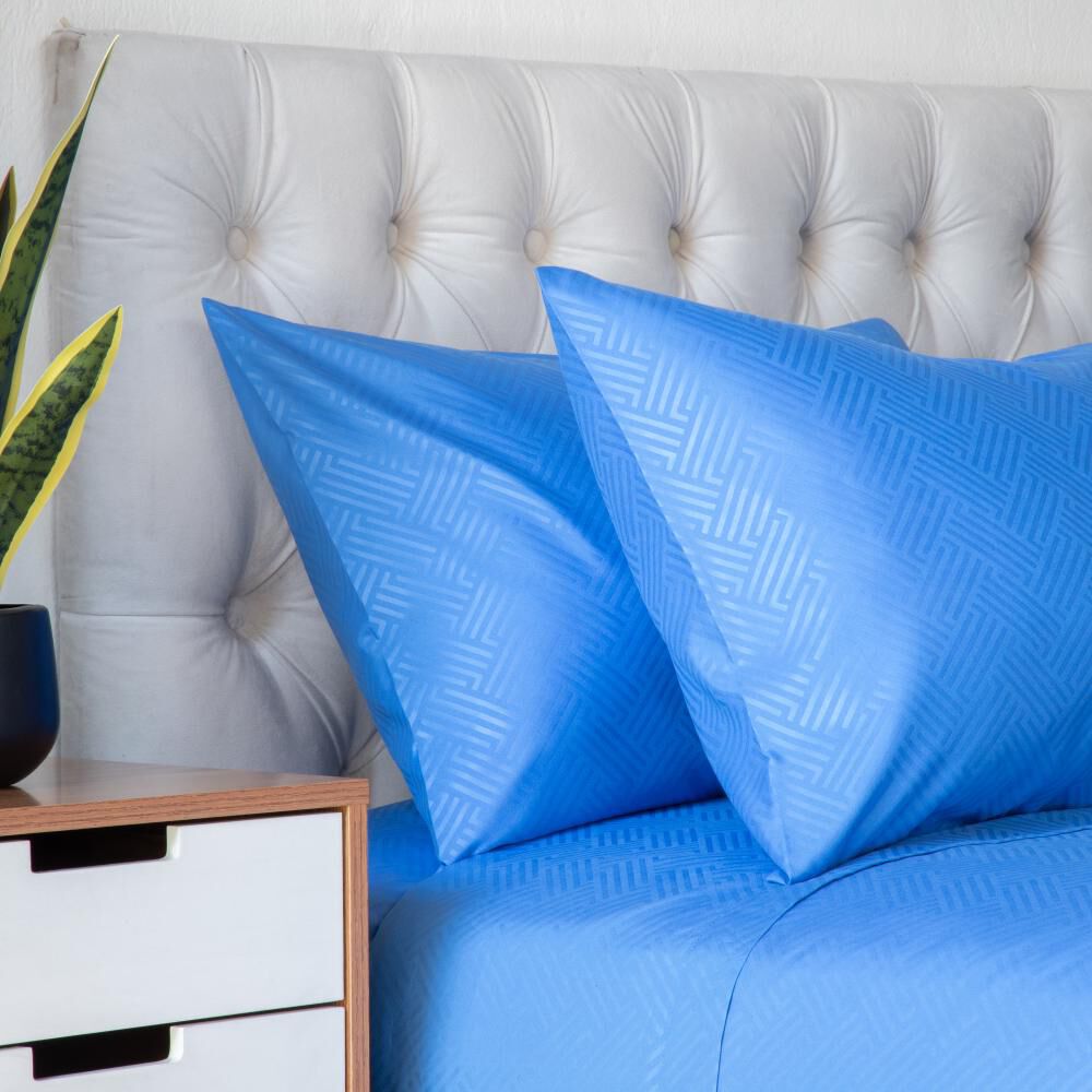 Juego De S&aacute;banas Casaideal Embossed / 2 Plazas image number 1.0