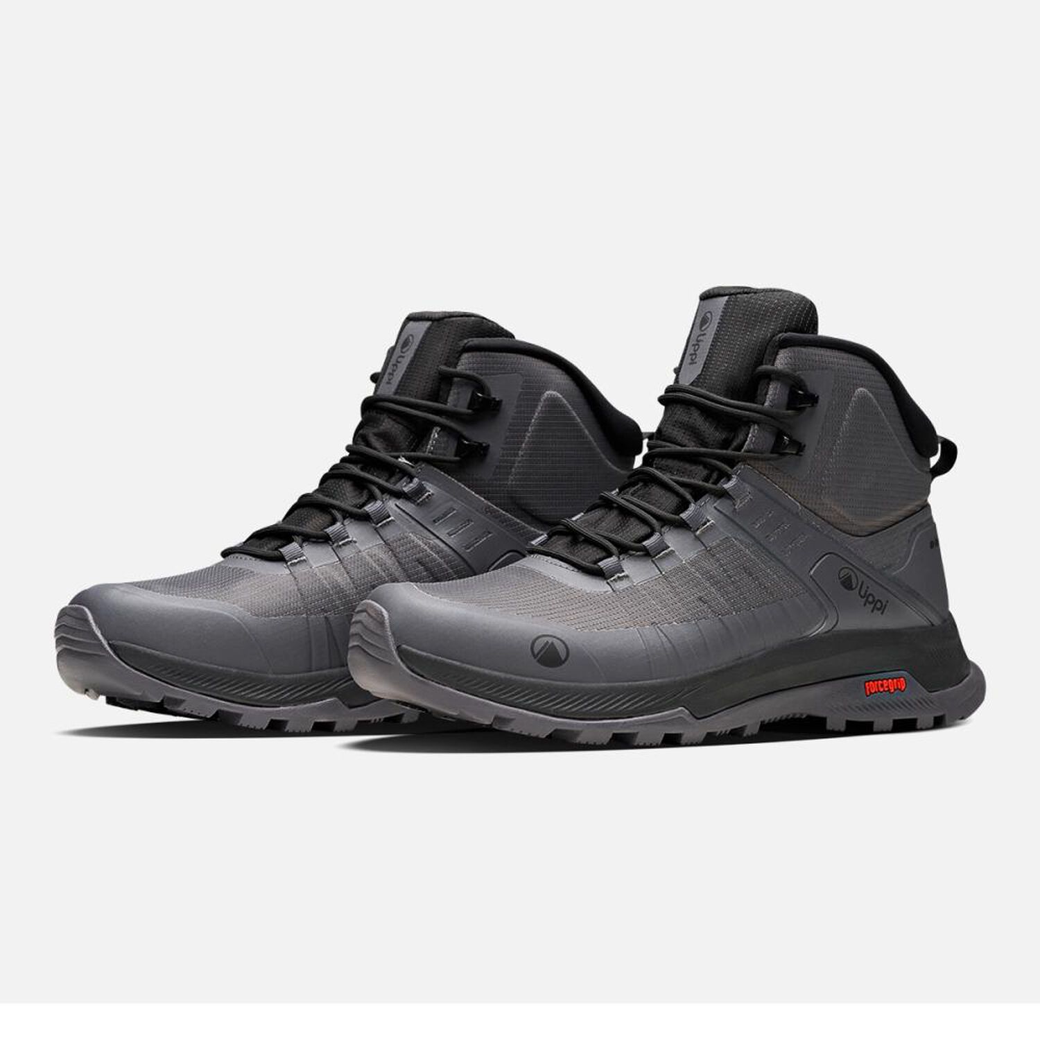 Zapatilla Outdoor Hombre Lippi Vulcano Iron Stone Mid B-dry image number 1.0