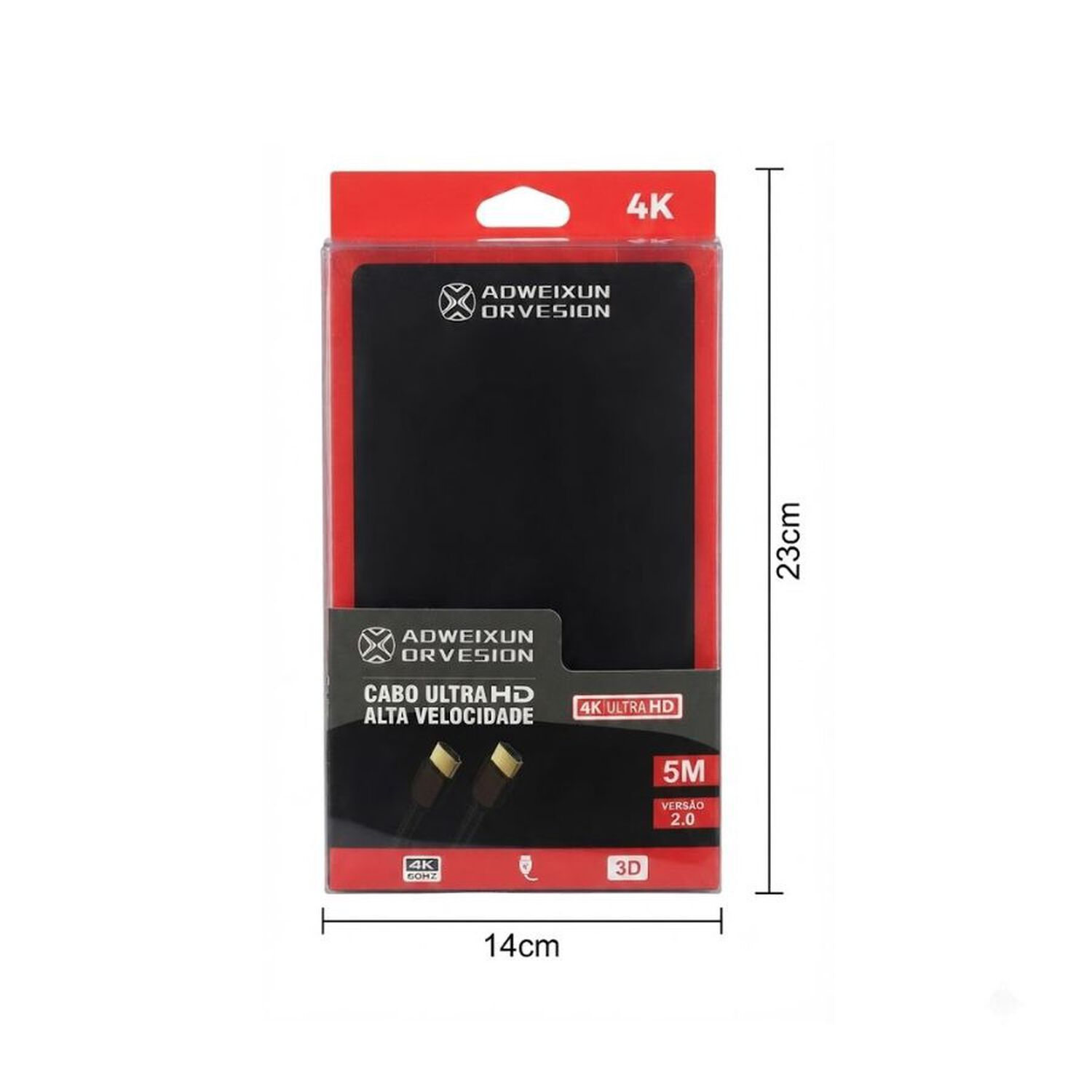 Cable Hdmi 5 Metros Mallado Trenzado 4k Ultra Hd image number 4.0