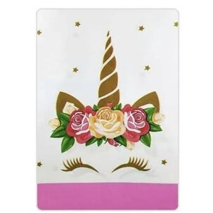 Mantel Pl&aacute;stico Para Decoraci&oacute;n De Mesa Motivo ( Unicornio )