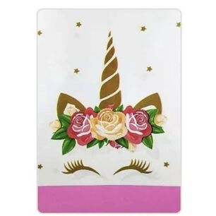 Mantel Pl&aacute;stico Para Decoraci&oacute;n De Mesa Motivo ( Unicornio )