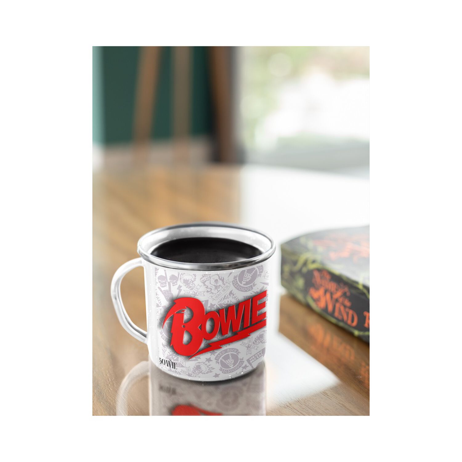 Taza Enlozada Lechera David Bowie Rock Musica image number 2.0
