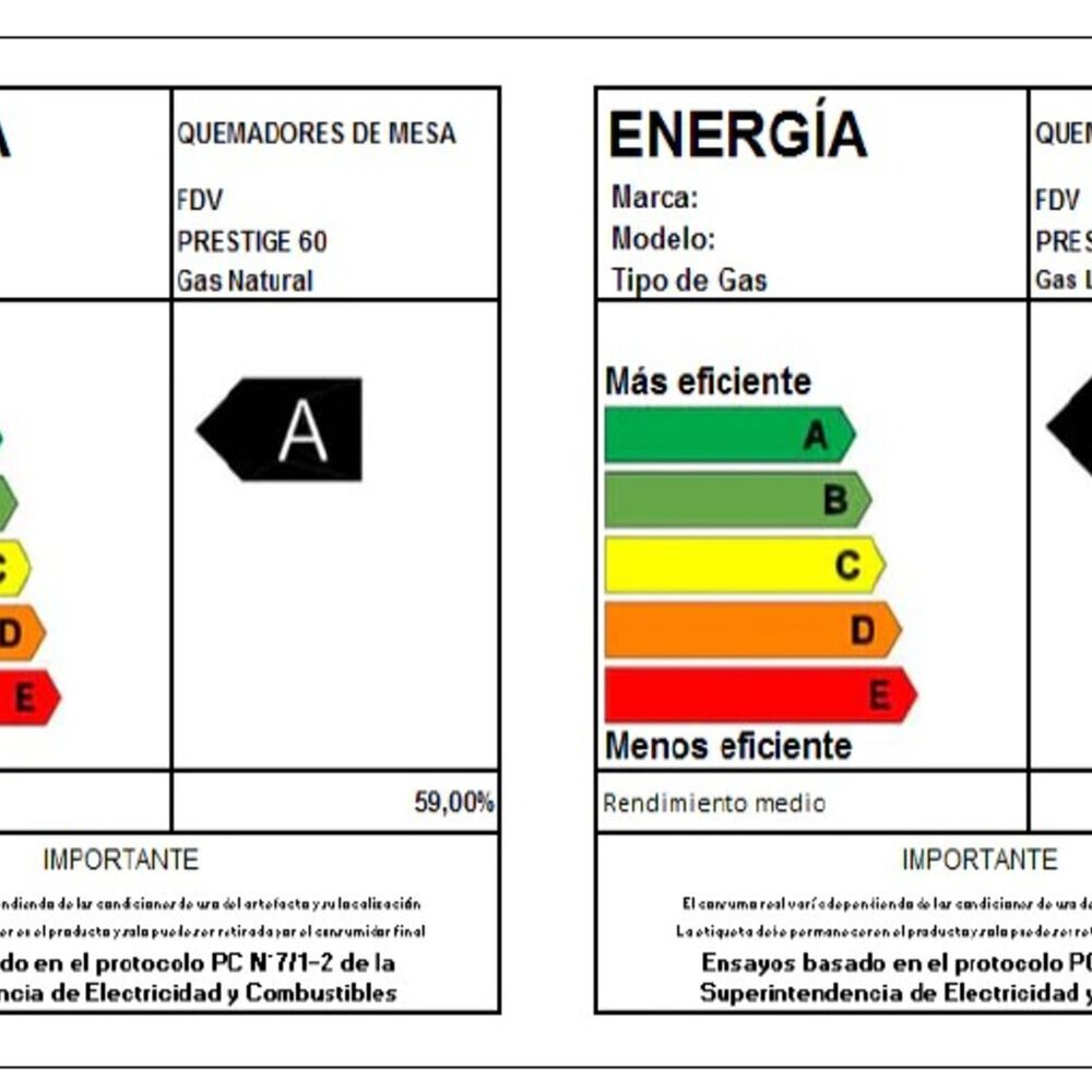 Encimera Gas Licuado Fdv Prestige 60 image number 3.0