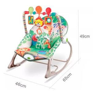Silla Mecedora Vibradora Para Beb&eacute;s Verde