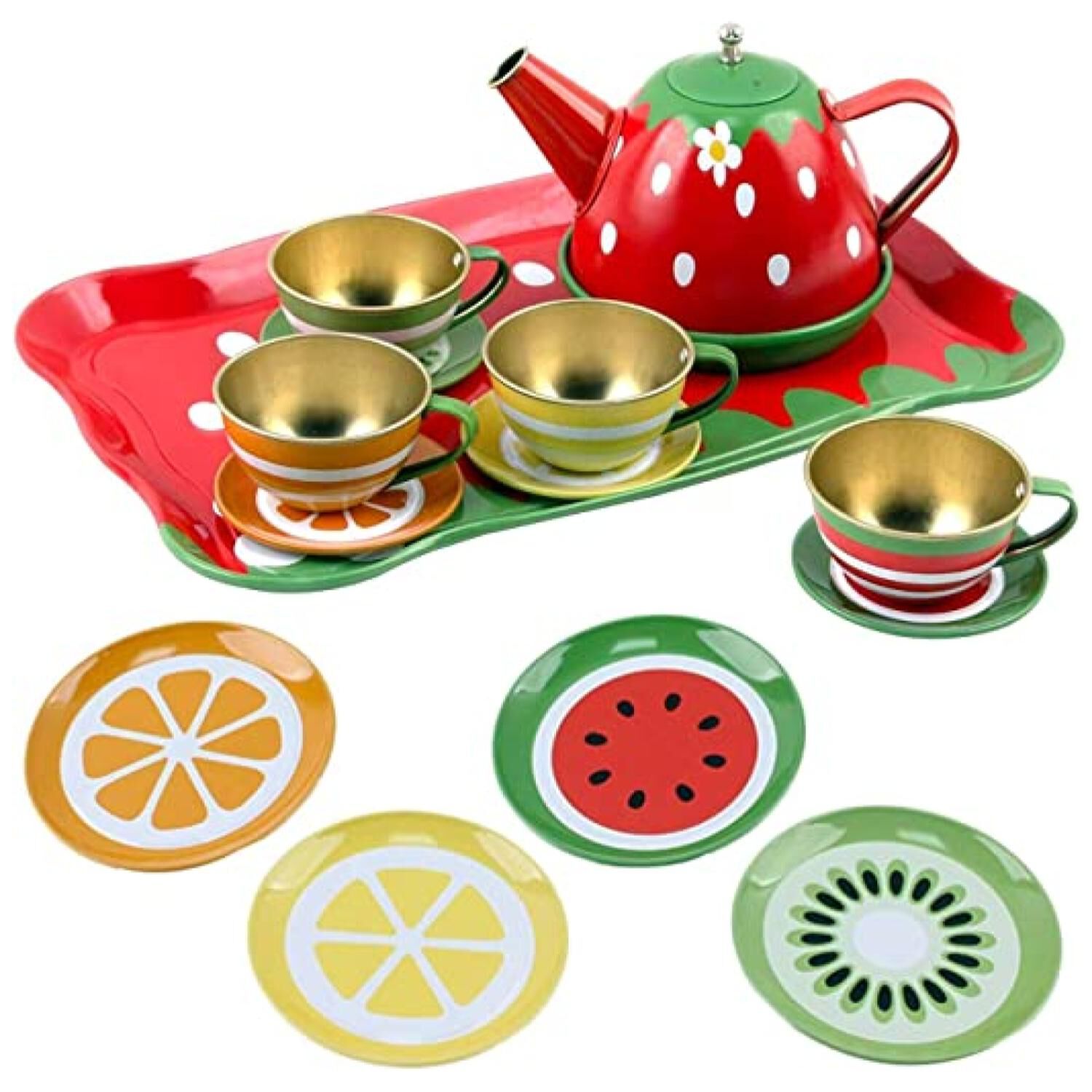 Juguete Set De Te 14 Piezas De Colores Infantil image number 0.0