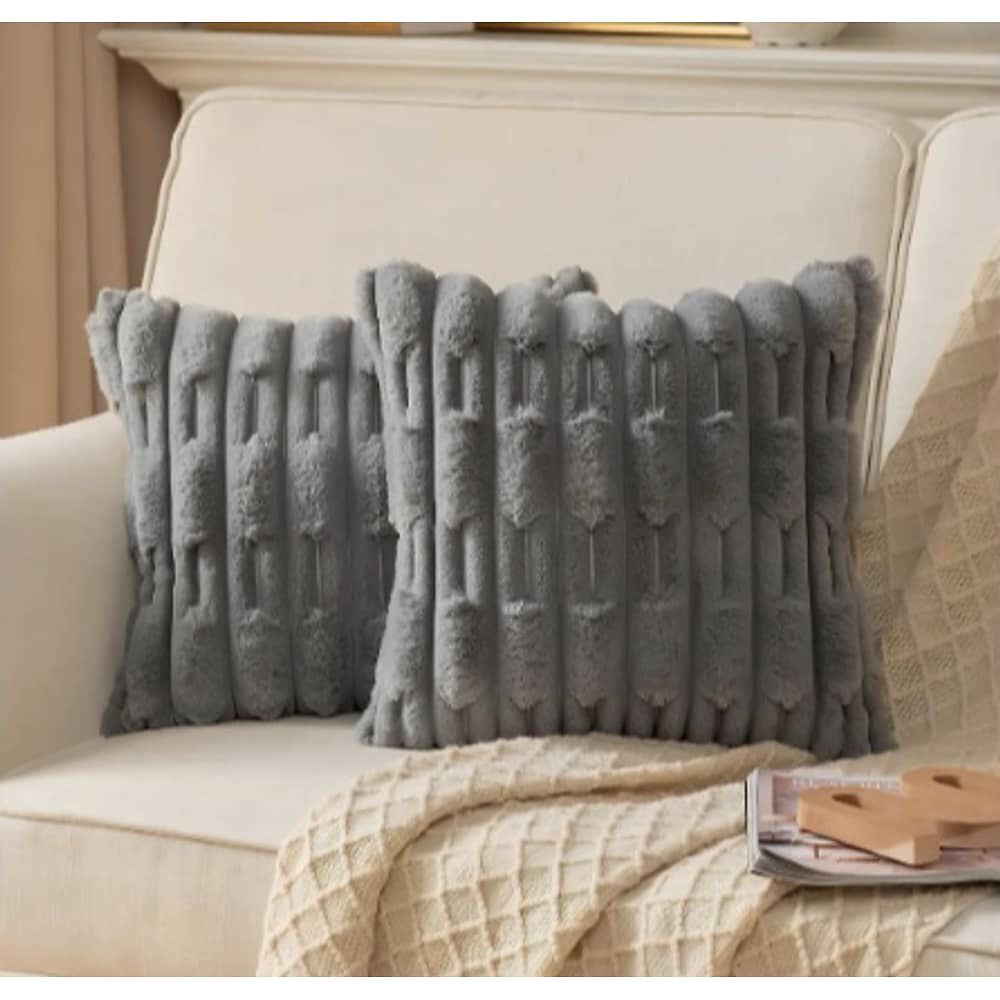 Set Piecera Premium + 2 Fundas Coj&iacute;n Gris image number 2.0