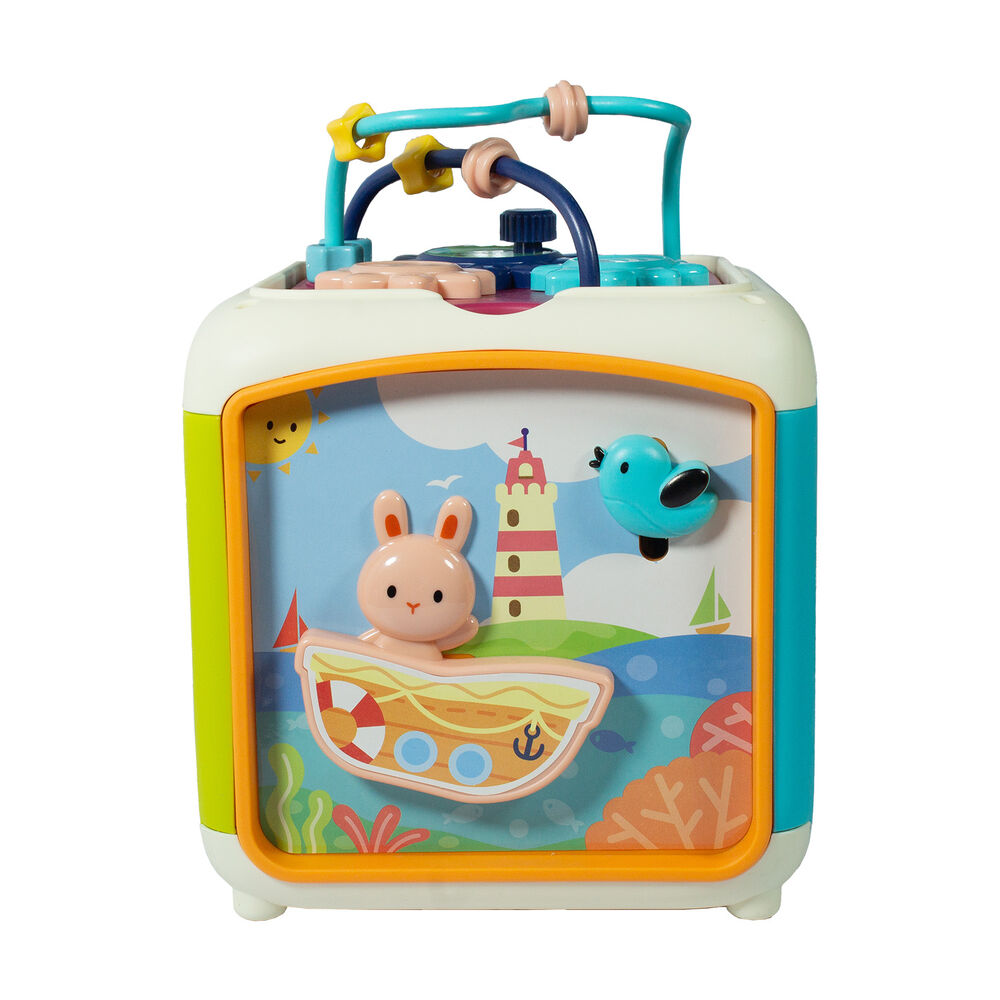 Juguete Decaedro Cubo Interactivo Montessori Aprendizaje image number 3.0