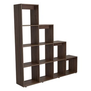 Biblioteca Forma Escalera Fm-002o Café Oscuro