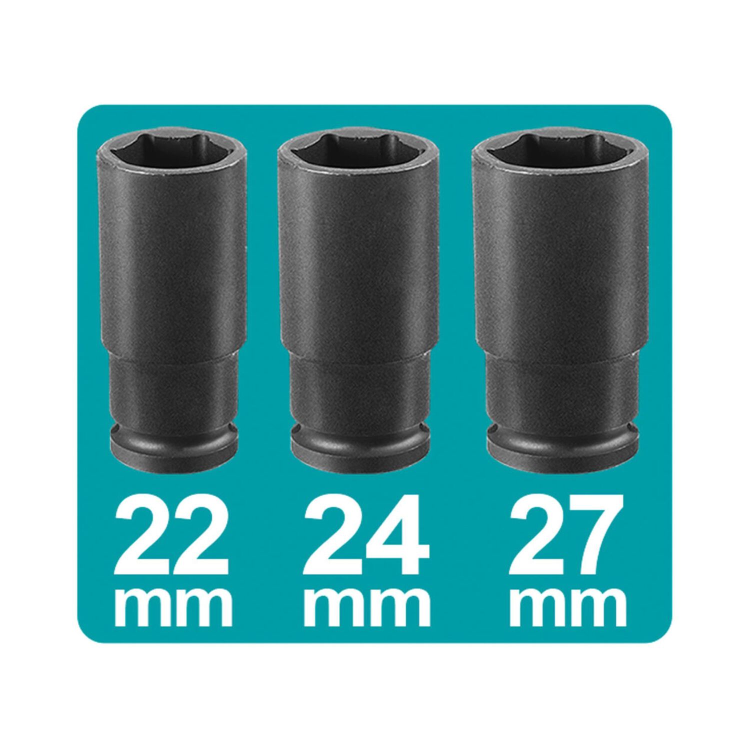 Llave De Impacto 1/2" 850 Nm Industrial Brushless Con 2 Bater&iacute;as 4ah, 3 Dados Y Cargador Total image number 2.0