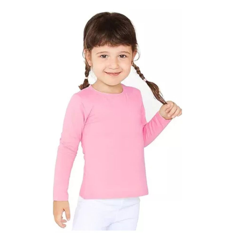 Pack 6 Camisetas Polar Primera Capa Niña Cuello Redondo image number 2.0
