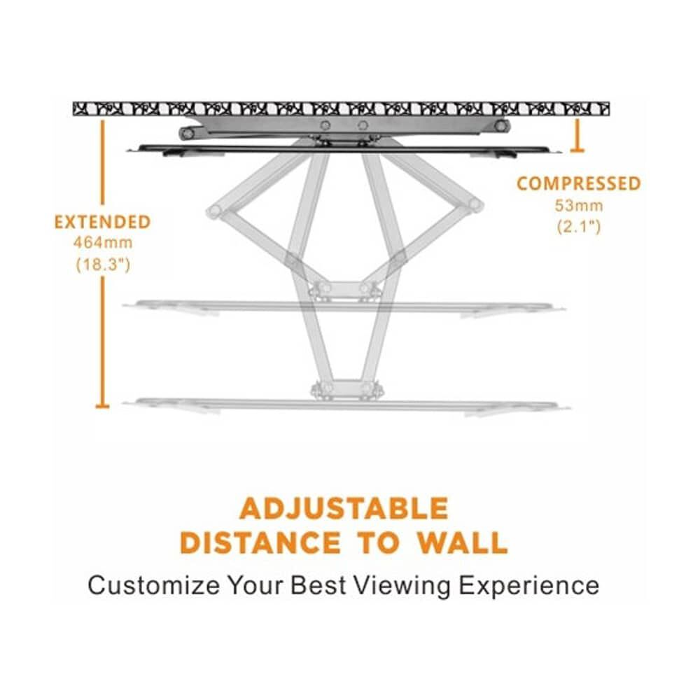 Soporte Tv Brazo Articulado De 46cm - 37" A 70" 40 Kg image number 4.0
