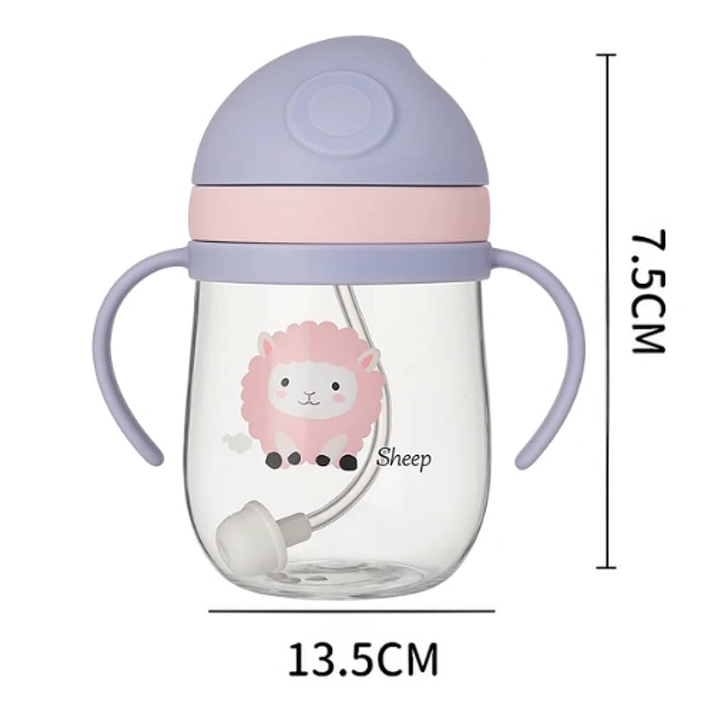 Vaso Antiderrame Con Asa Biber&oacute;n Entrenador Para Bebes 250ml image number 1.0