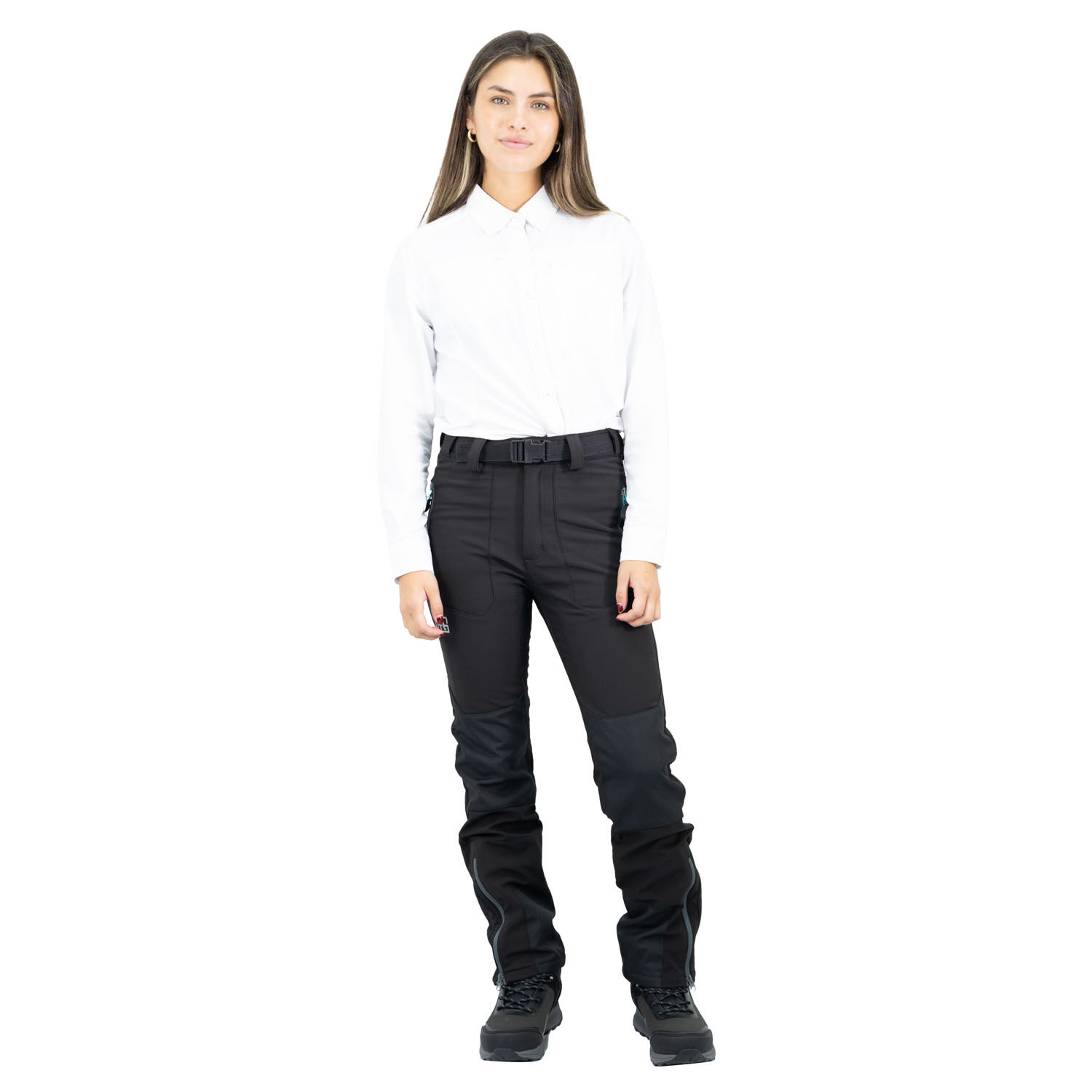 Pantal&oacute;n T&eacute;rmico Hw Wolverine Antiacido Negro Mujer image number 4.0