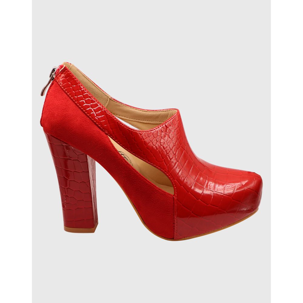 Zapato Taco Who Rojo image number 4.0