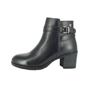 Botin De Cuero Francy Negro Alquimia