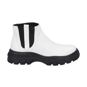 Botin Mujer Blanco Cota Police