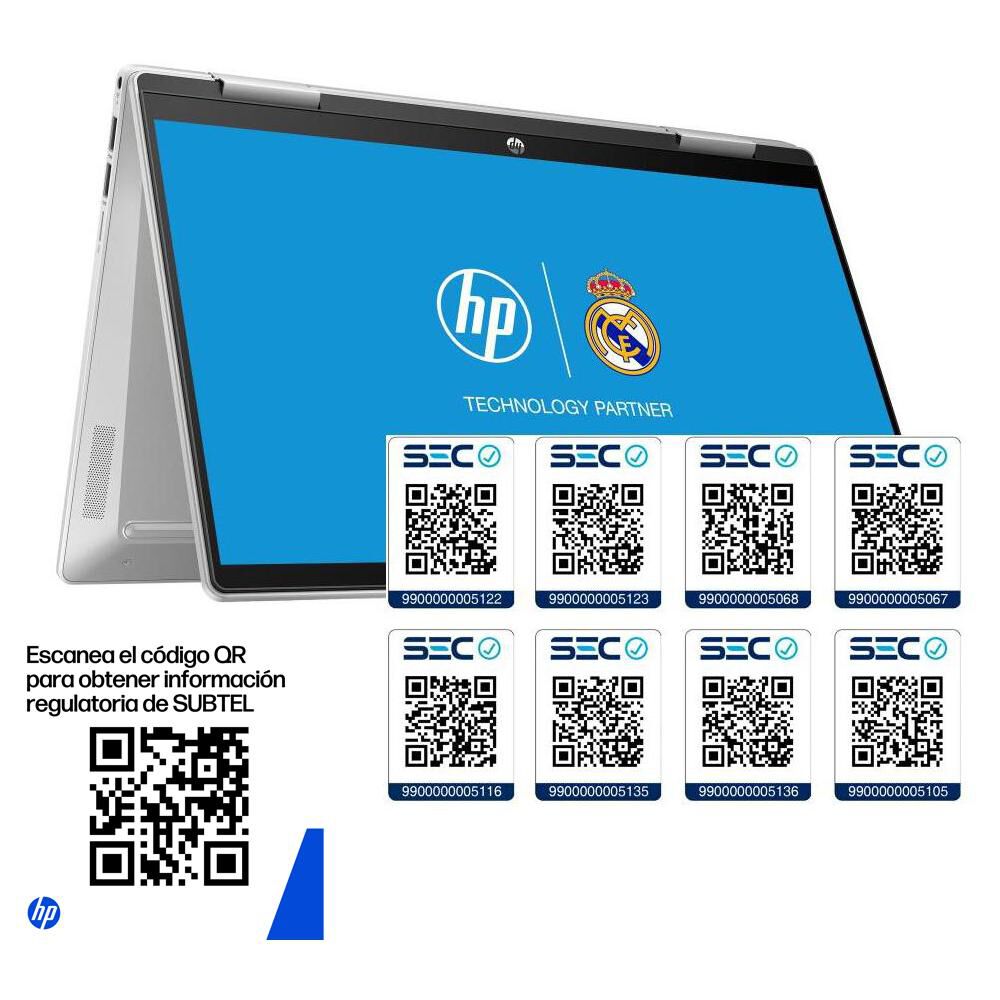 Notebook 14" HP Pavilion X360 14-EK0010LA  / Intel Core I3 / 8 GB RAM / 512 GB SSD image number 11.0