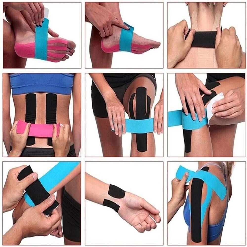 Cinta Tape Kinesiológico Muscular Deportiva Terapia image number 6.0