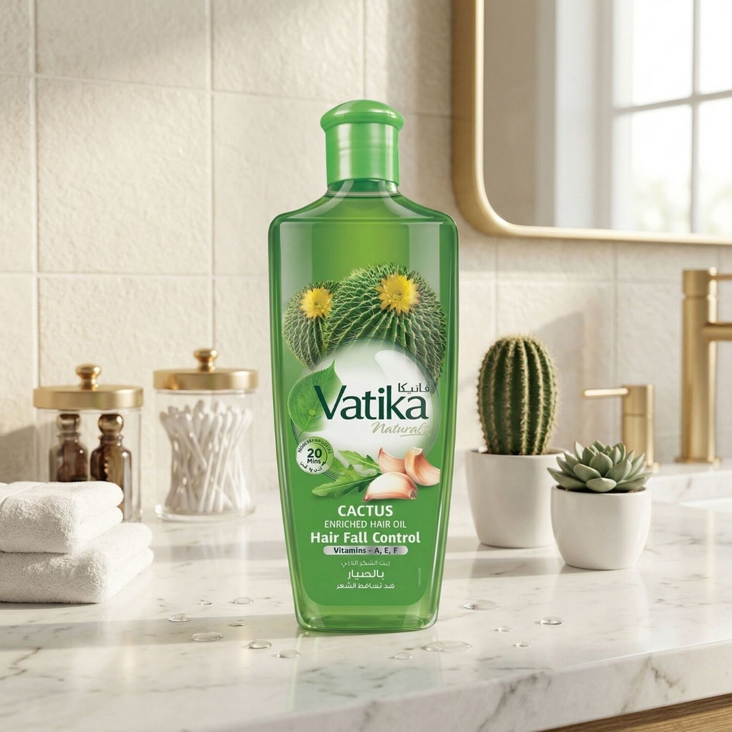 Vatika Aceite Capilar Cactus 300 Ml image number 2.0