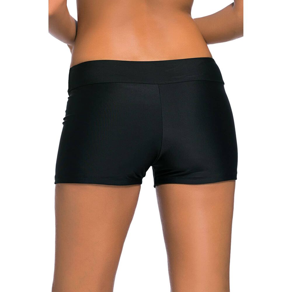 Short De Ba&ntilde;o Hot Pants Sexy Negro Gloriahoon image number 2.0