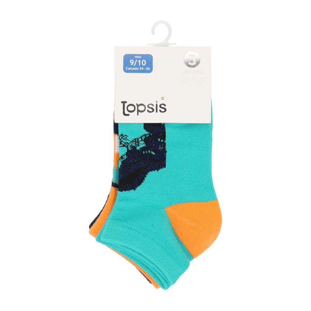 Calcetines Topsis / 3 Pares image number 1.0