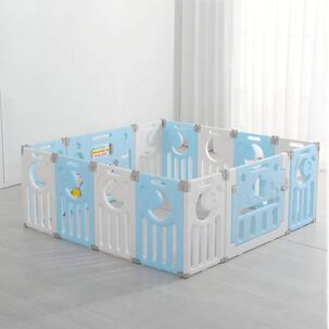 Corral De Seguridad Bebe Multiformas 14+2 Plegable Alfombra