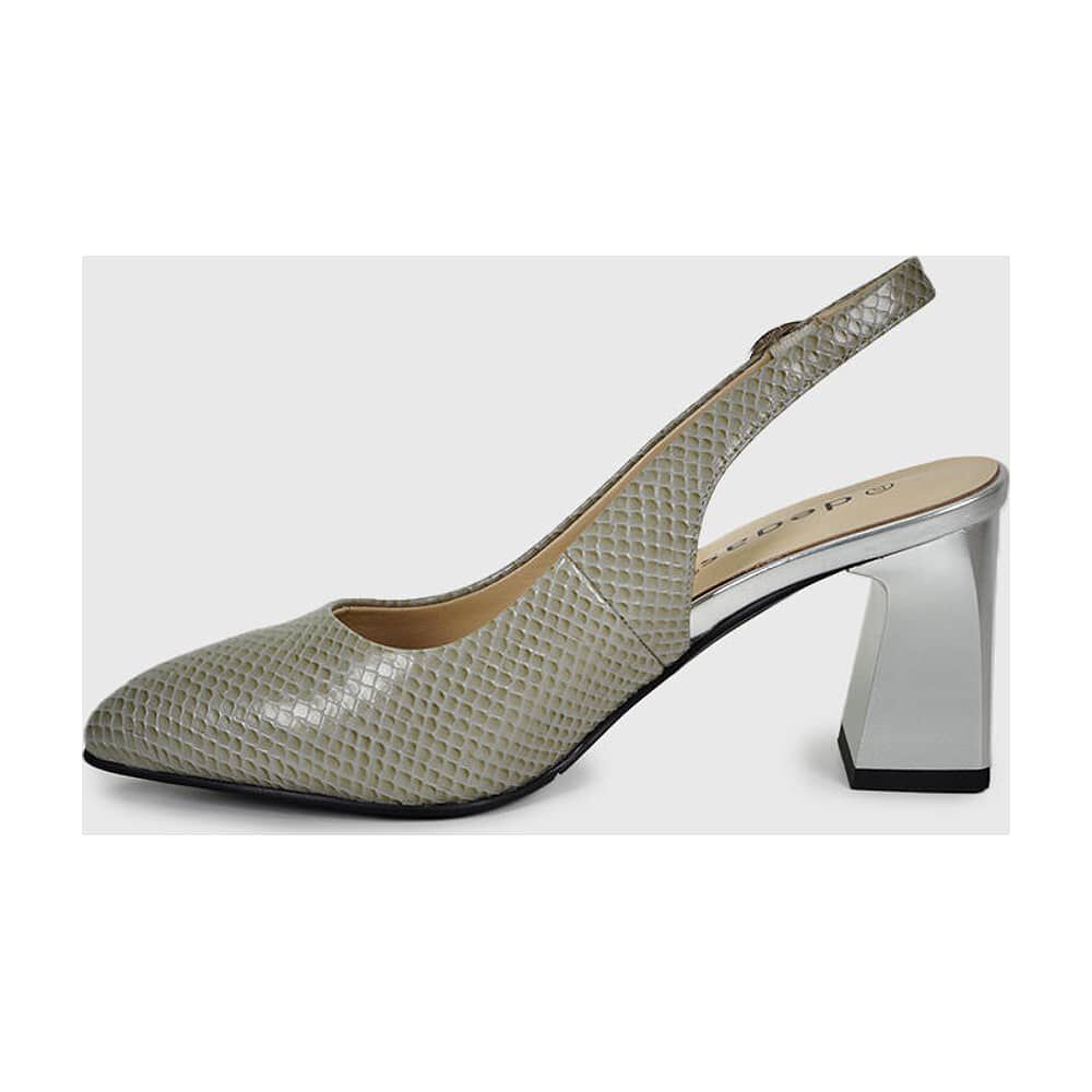 Zapato Cuero Glannis Gris image number 4.0