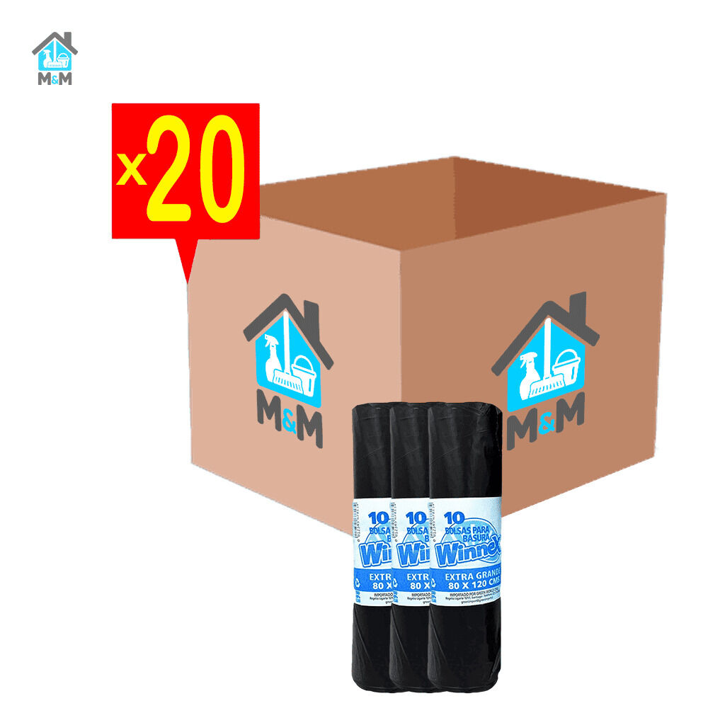 Caja X 20 - Bolsa De Basura Peque&ntilde;a - 80x120 Cms - 200 Uds. image number 0.0