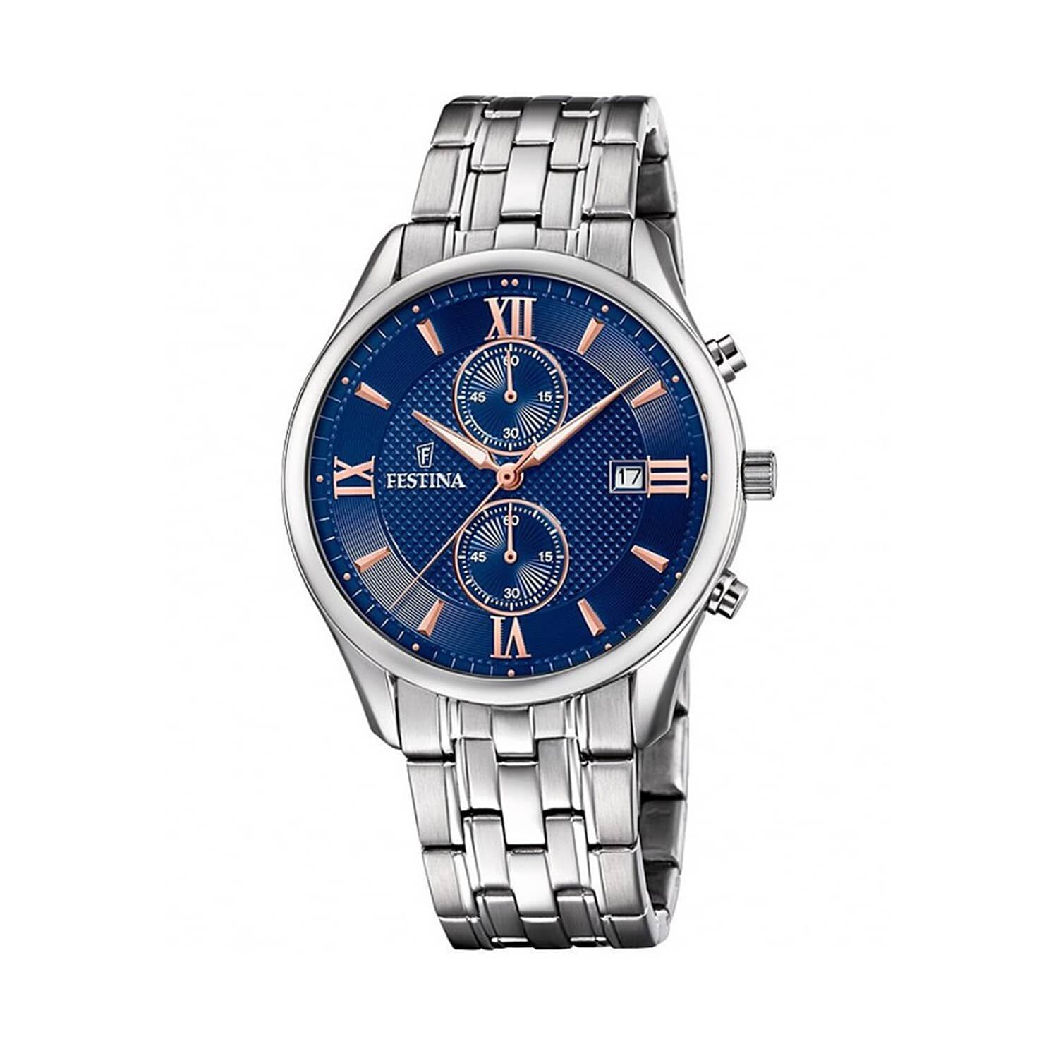 Reloj F6854/6 Festina Plateado Hombre Retro image number 0.0