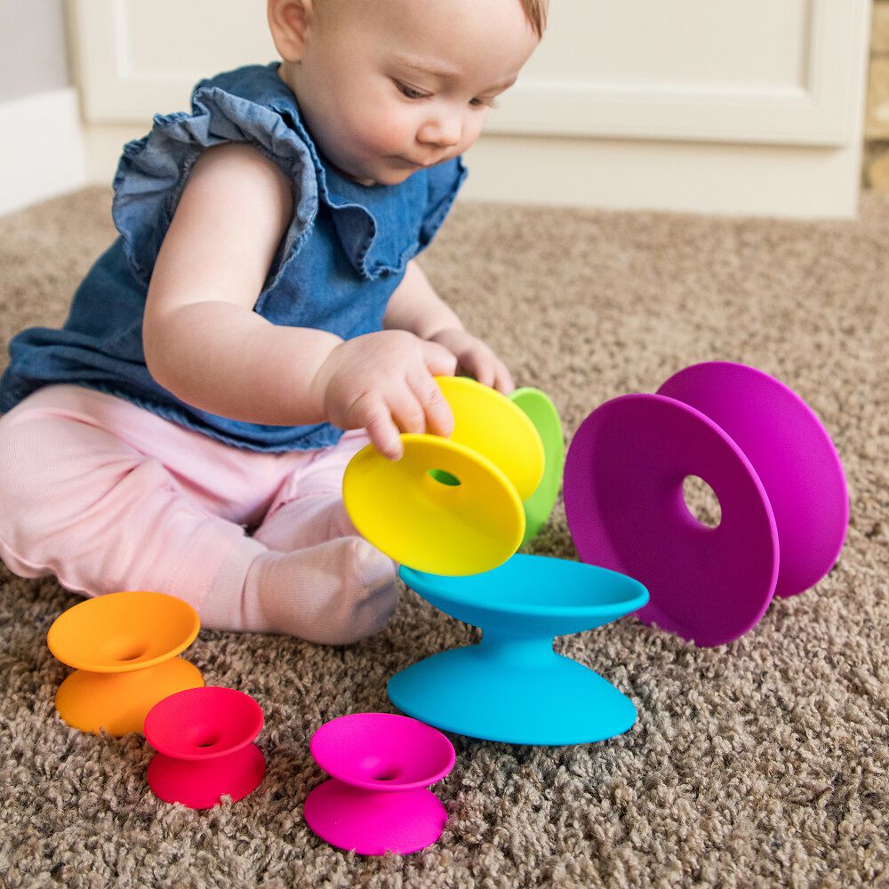 Spoolz, Juego De Construccion Y Equilibrio Fatbrain Toys image number 5.0