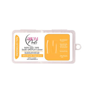 Tips Uñas Soft Gel Dream Nails Medium Square 120 Unidades
