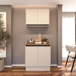 Combo Mueble De Cocina Vekkahome Kit Koya / 4 Puertas
